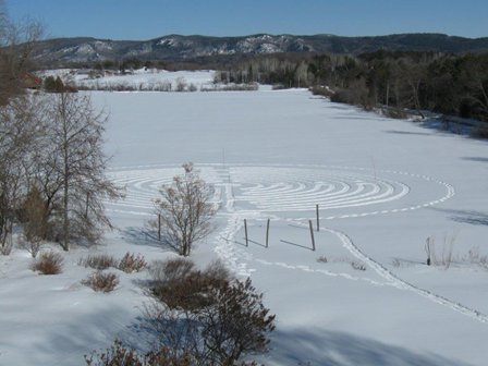 Winter Labyrinths – Wandering Wakefield